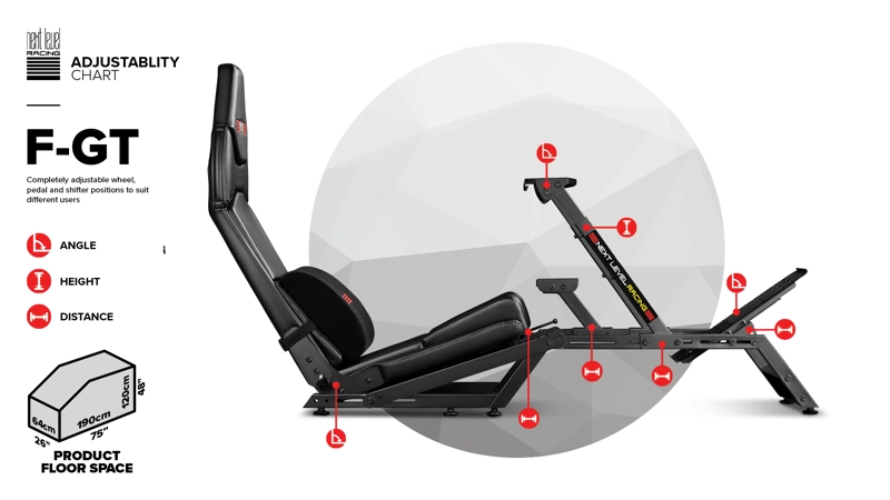 SIMULADOR COCKPIT F-GT FORMULA AND GT - 9