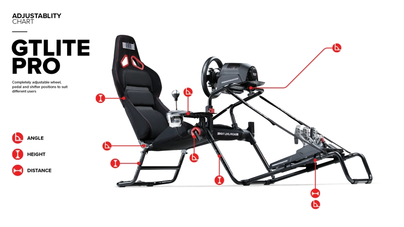SIMULADOR COCKPIT GT LITE PRO PLEGABLE - 9