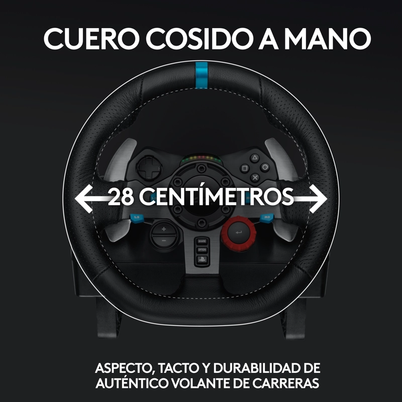 LOGITECH G29 DRIVING FORCE (VOLANTE + PEDALES) - 5
