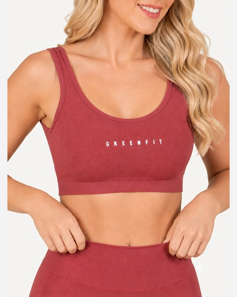 ROPA DEPORTIVA CONJUNTO MUJER SEAMLESS ROSA VIEJO PILATES YOGA GYM - 4