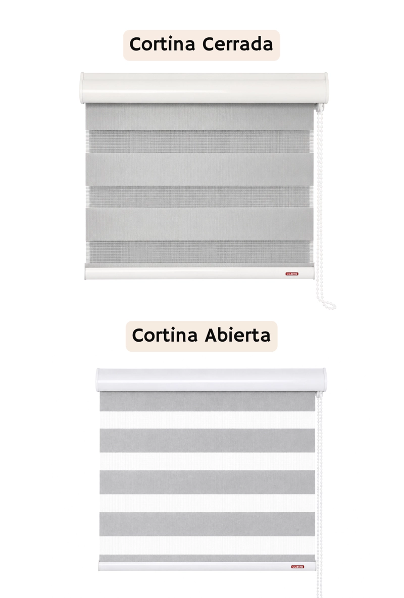 CORTINA ROLLER DUO 105X240 GRIS - 2