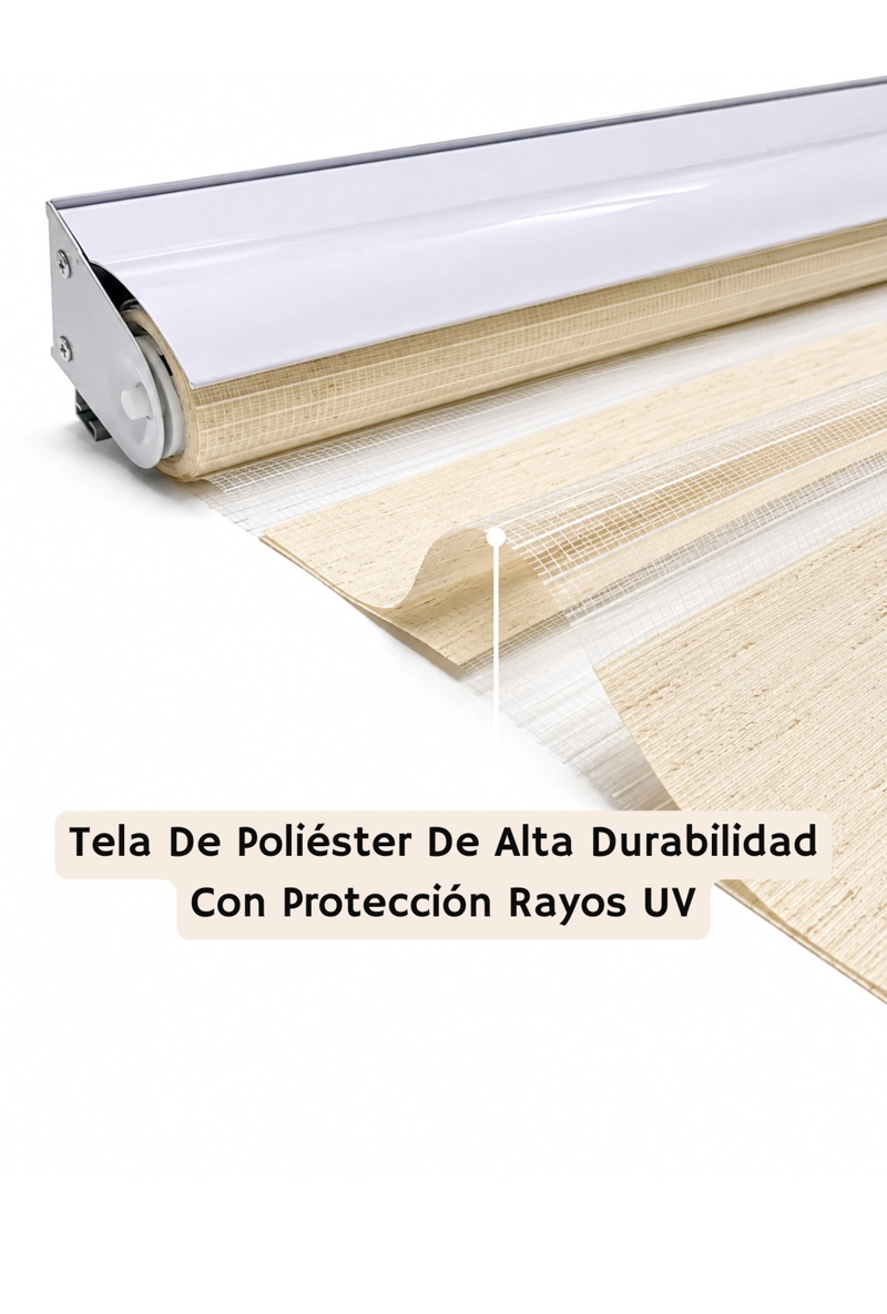 CORTINA ROLLER DUO 180X160 LINO - 4