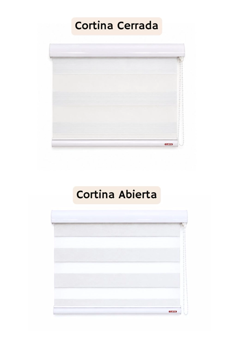 CORTINA ROLLER DUO 180X160 PERLA - 2