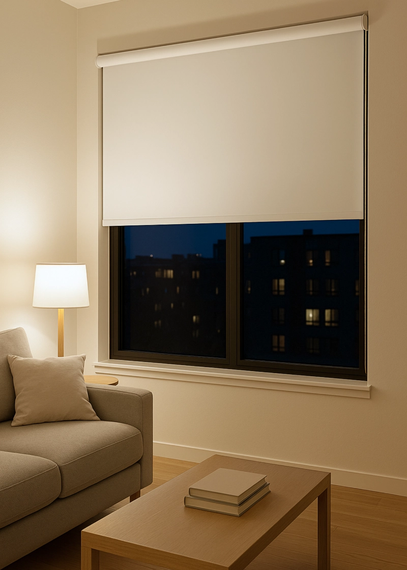 CORTINA ROLLER BLACKOUT BLANCA 090X160 - 2