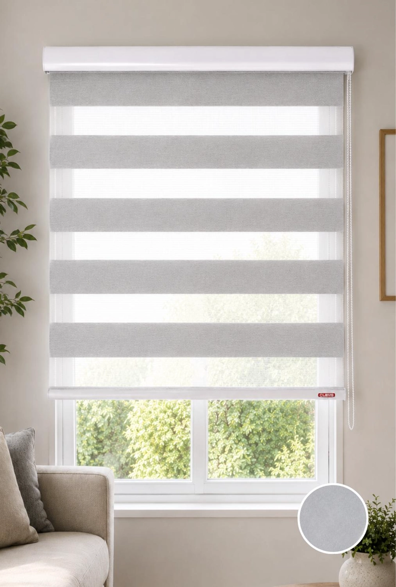 CORTINA ROLLER DUO 060X120 GRIS - 1