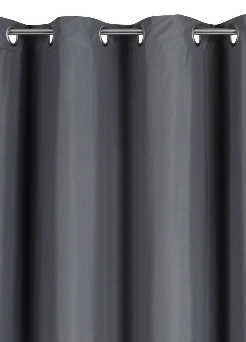 CORTINA BLACKOUT 100% ENGOMADA TERMICA TELA LIGERA 140X225 - MICROFIBRA PREMIUM - 2 PAÑOS GRIS OSCUR - 7