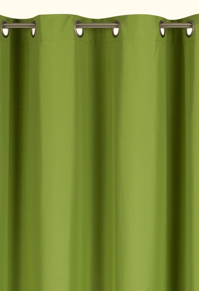 CORTINA BLACKOUT 100% ENGOMADA TERMICA TELA LIGERA 140X225 - MICROFIBRA PREMIUM - 2 PAÑOS VERDE - 7