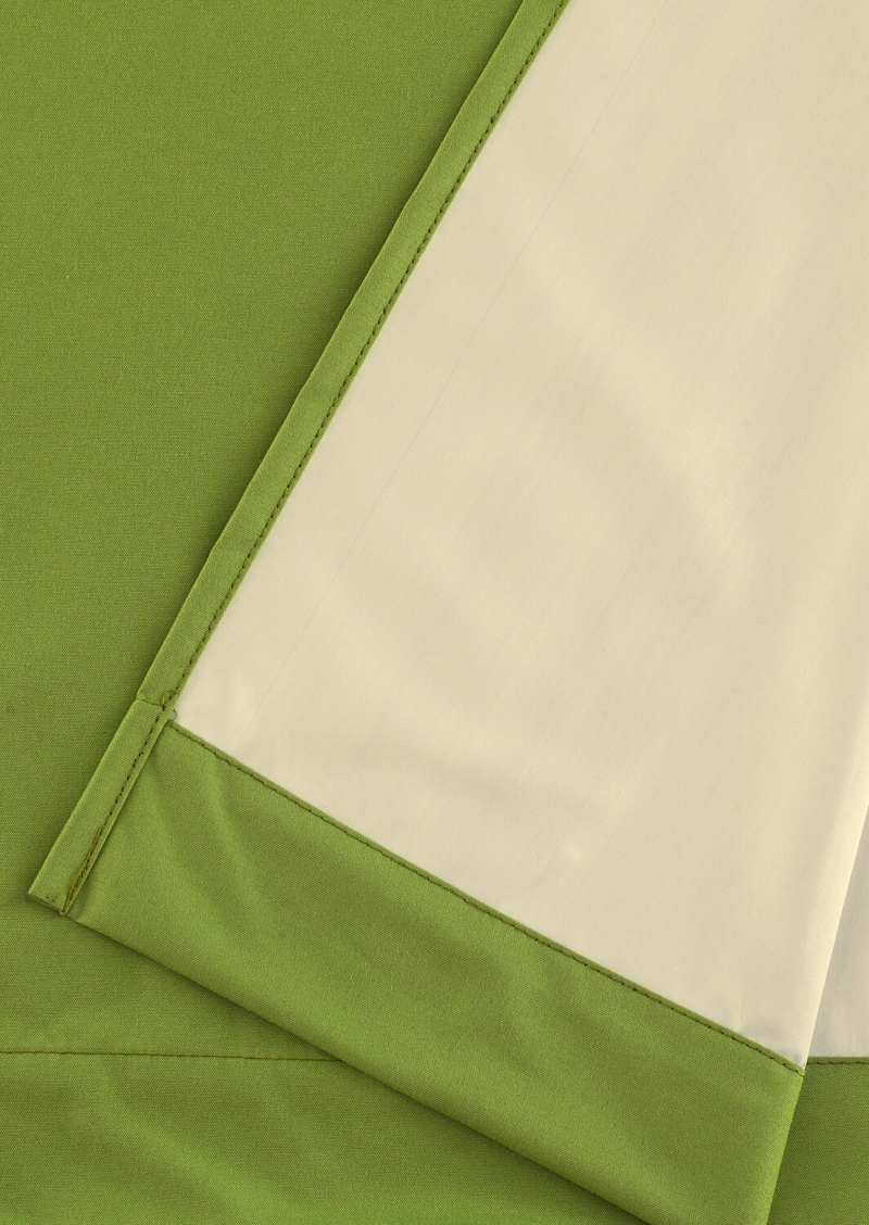 CORTINA BLACKOUT 100% ENGOMADA TERMICA TELA LIGERA 140X225 - MICROFIBRA PREMIUM - 2 PAÑOS VERDE - 8