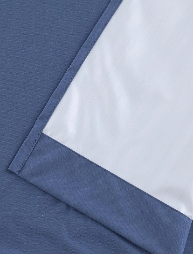 CORTINA BLACKOUT 100% ENGOMADA TERMICA TELA LIGERA 140X225 - MICROFIBRA PREMIUM - 1 PAÑO AZUL - 8