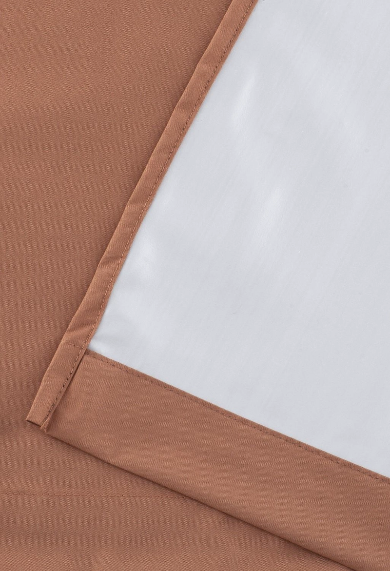 CORTINA BLACKOUT 100% ENGOMADA TERMICA TELA LIGERA 140X225 - MICROFIBRA PREMIUM - 1 PAÑO NARANJO - 8