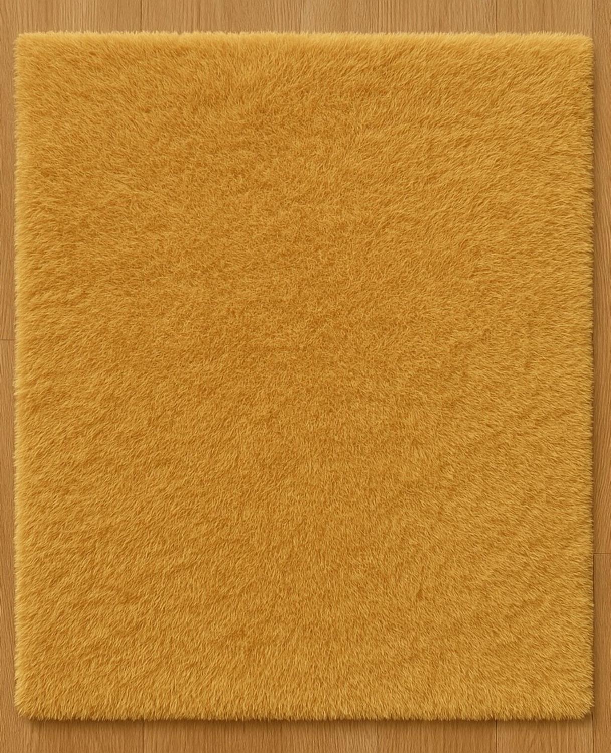 ALFOMBRA CLEMS TIMMY EXTRA PELUDA AMARILLO GOLD LISA GOLDEN 55 X 145 CM - 8
