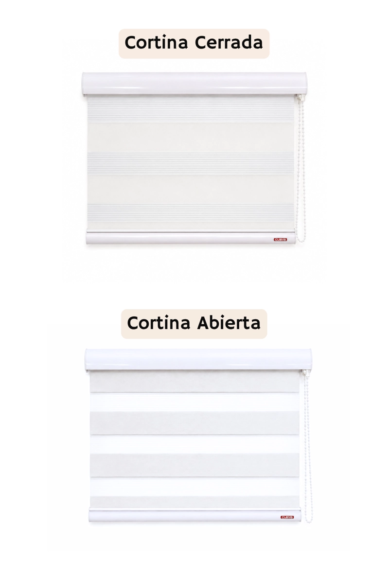 CORTINA ROLLER DUO 180X180 PERLA - 2