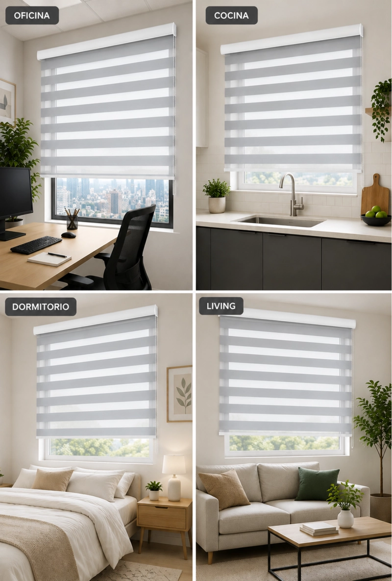 CORTINA ROLLER DUO 150X180 GRIS - 6