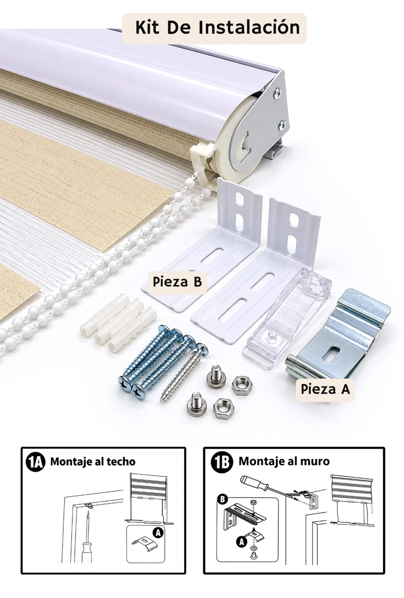 CORTINA ROLLER DUO 090X180 LINO - 3