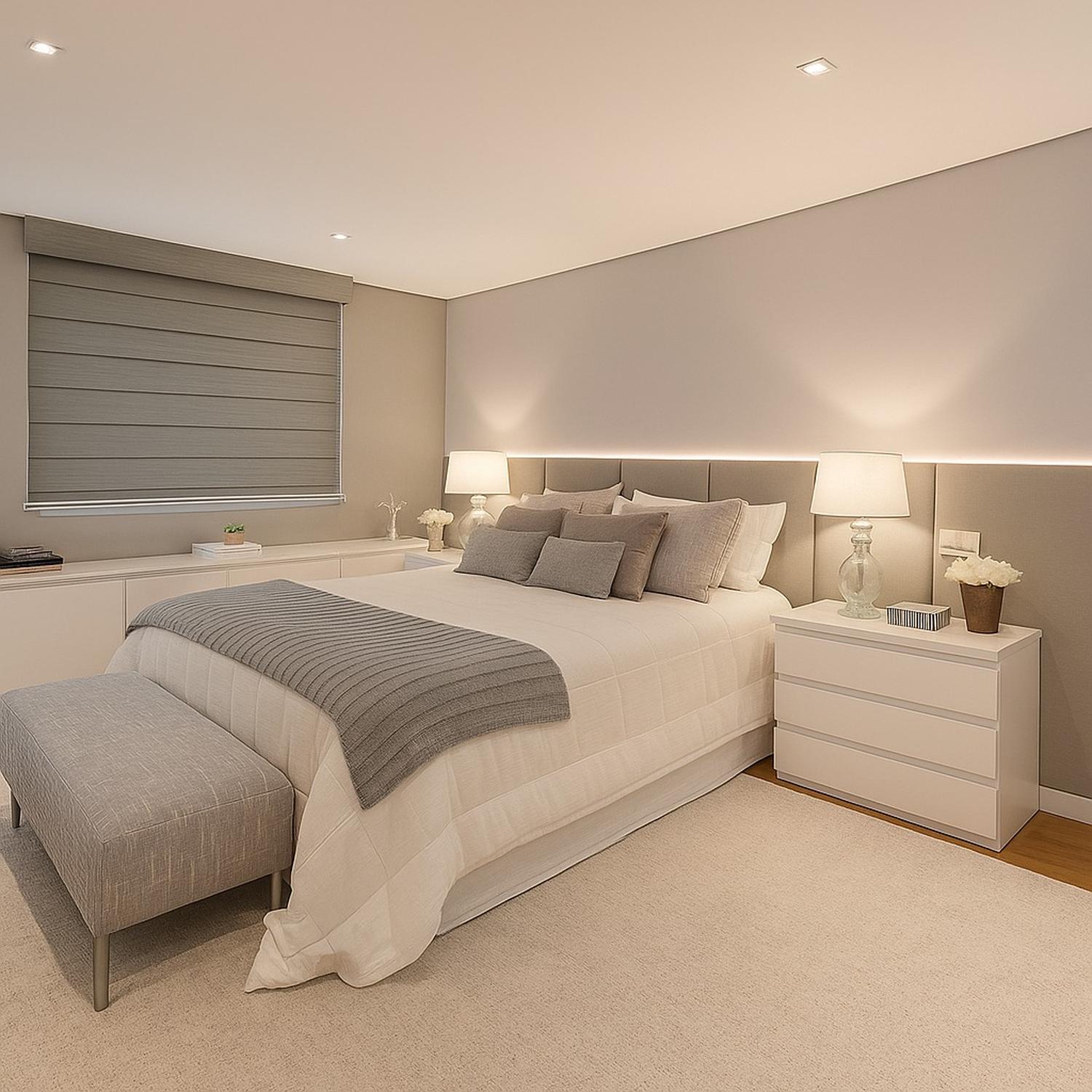 CORTINA ROLLER DUO BLACKOUT LINO 135X160 - 4