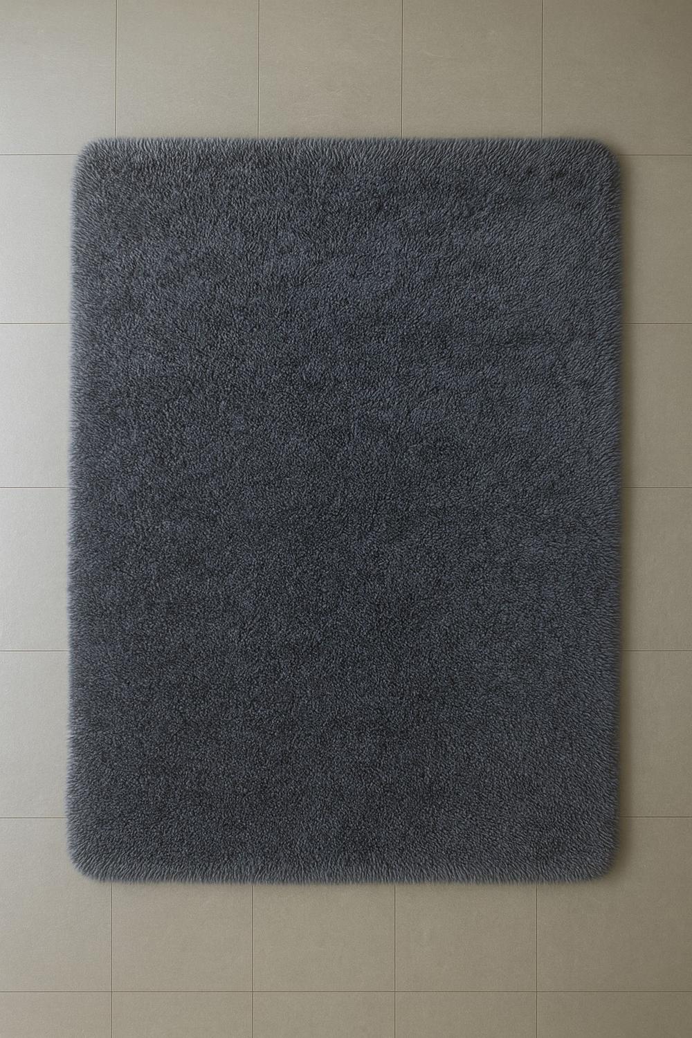 ALFOMBRA CLEMS PELUDA GRIS SHAGGY 200 X 220 CM - 5