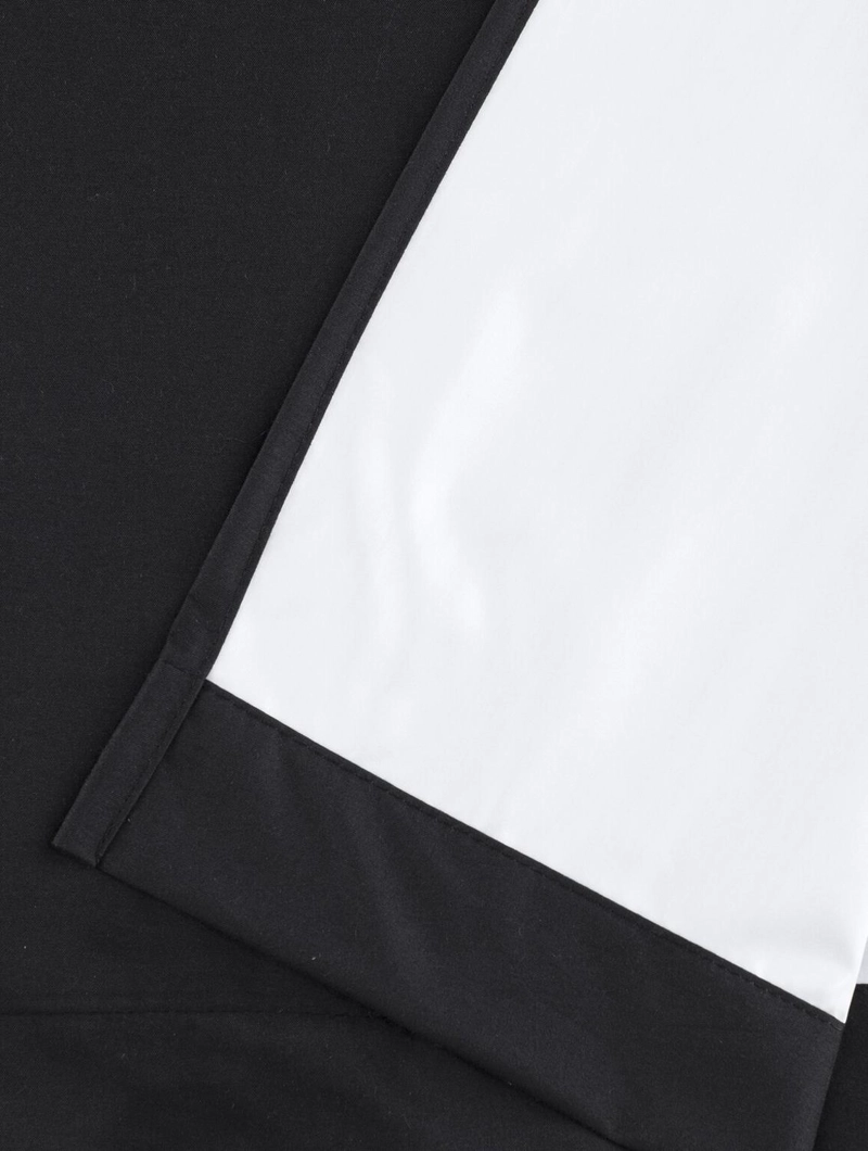 CORTINA ENGOMADA TERMICA TELA DELGADA 100% BLACKOUT 140X225 TAMAÑO 140X225 NEGRO - 8