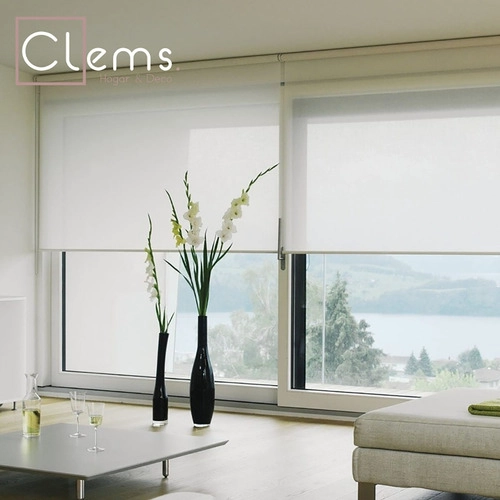 SUNSCREEN CORTINA ROLLER 120X160 COLOR CRUDO CLEMS - 2