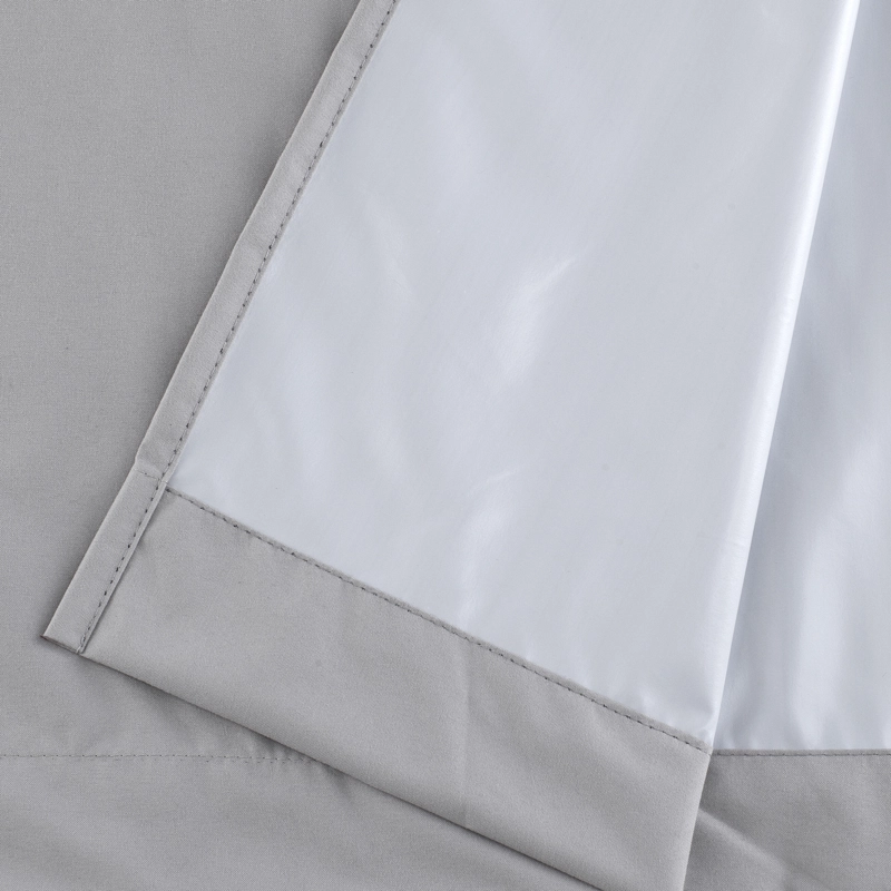 CORTINA BLACKOUT 100% ENGOMADA TERMICA TELA LIGERA 140X225 - MICROFIBRA PREMIUM - 2 PAÑOS MARFIL - 3