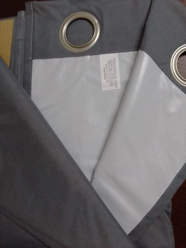 CORTINA BLACKOUT 100% ENGOMADA TERMICA TELA LIGERA 140X225 - MICROFIBRA PREMIUM - 1 PAÑO GRIS OSCURO - 7