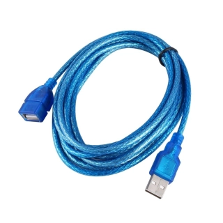 CABLE EXTENSOR USB 2.0 5 METROS AZUL - 1