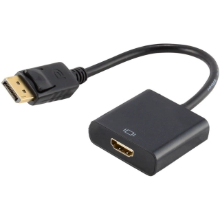 ADAPTADOR DISPLAY PORT A HDMI FULL HD 1080P NEGRO - 1