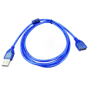 CABLE EXTENSOR USB 2.0 3 METROS AZUL - 1
