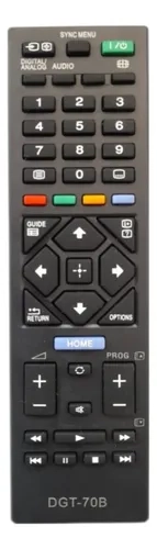 GENÉRICO CONTROL REMOTO COMPATIBLE CON TV SONY LCD + PILAS DGT-70B