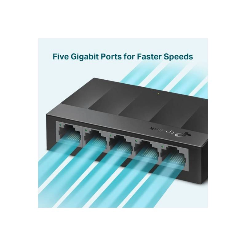 SWITCH DE ESCRITORIO DE 5 PUERTOS TP-LINK LS1005G, 10/100/1000MBPS - 2