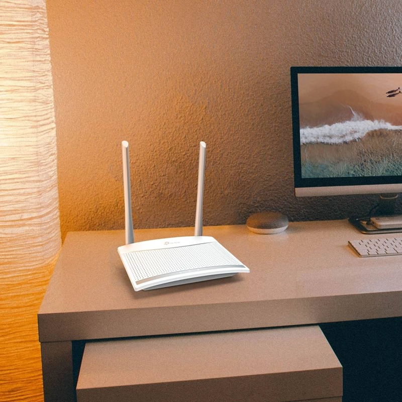ROUTER TP-LINK TL-WR820N - 300 MBPS, MULTIMODO WIFI, ANTENAS: 2 FIJAS DE 5 DBI - 3