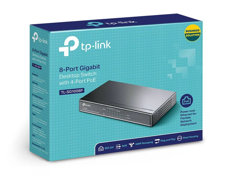 SWITCH DE SOBREMESA DE 8 PUERTOS GIGABIT CON 4 PUERTOS POE - 3