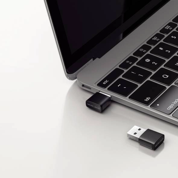 ADAPTADOR USB NANO WI-FI MERCUSYS MA12N N300 - 300 MBPS, WPA3, PLUG & PLAY - 5