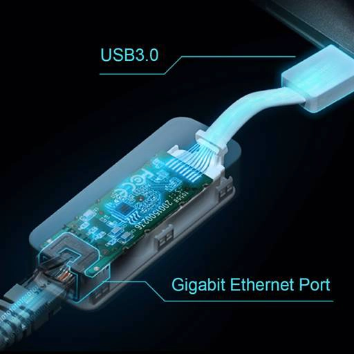 ADAPTADOR USB A ETHERNET TP-LINK 3.0 UE300 - 2