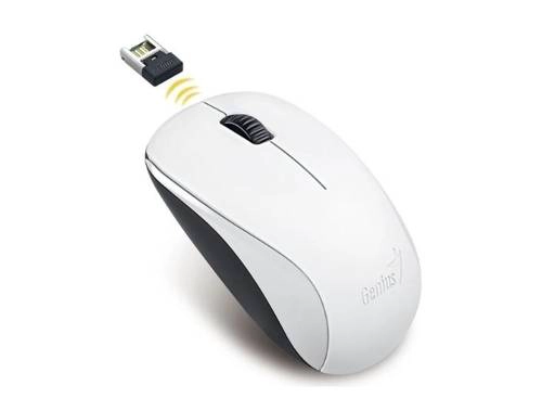 MOUSE INALAMBRICO GENIUS NX-7000 3 BOTONES 1200 DPI BLANCO - 1