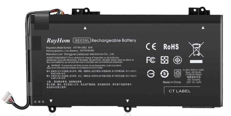 BATERIA ALTERNATIVA PARA NOTEBOOK HP PAVILION 14-AL 14-AV SE03XL - 1