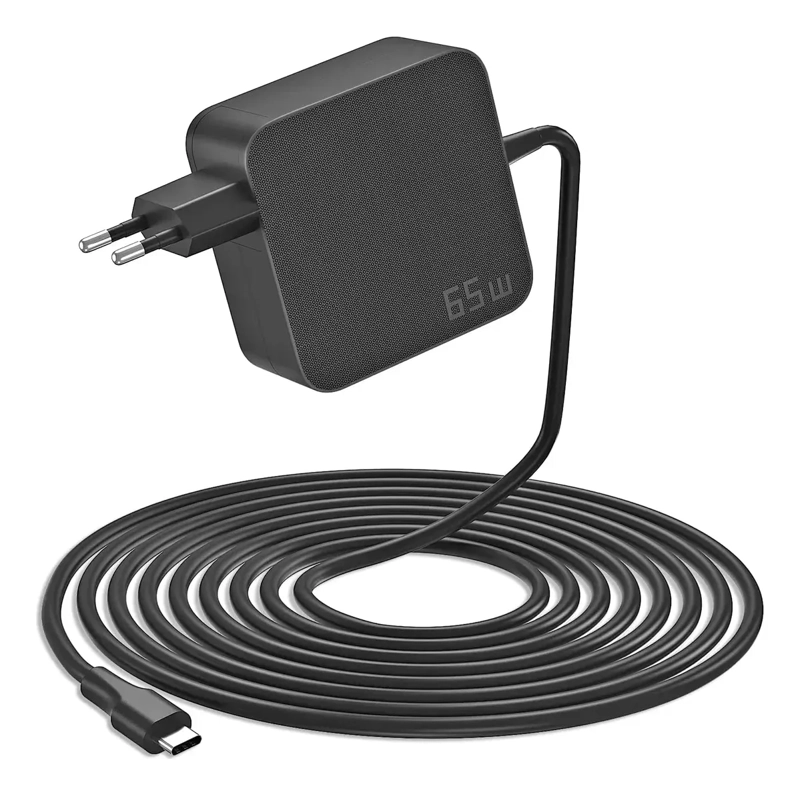 CARGADOR NOTEBOOK TYPE C COMPATIBLE CON ASUS LENOVO 20V 3.25A - 1