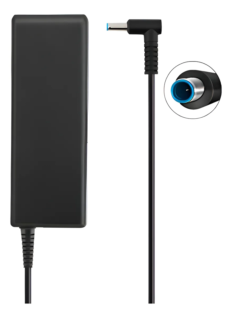 CARGADOR NOTEBOOK HP 19.5V 4.62A P.AZUL 4.5*3MM 90W NEGRO - 1
