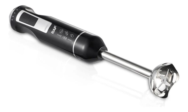 BATIDORA DE INMERSION 1600W RAF LICUADORA DE MANO R-3010 NEGRO - 5