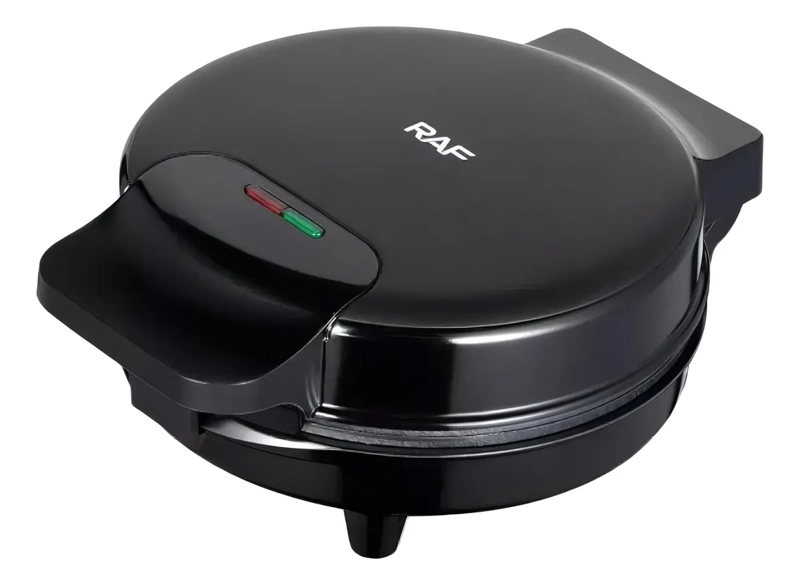 MAQUINA PARA HACER HOT CAKE CON FORMAS RAF ANTIADHERENTE COLOR NEGRO R.2218 - 3
