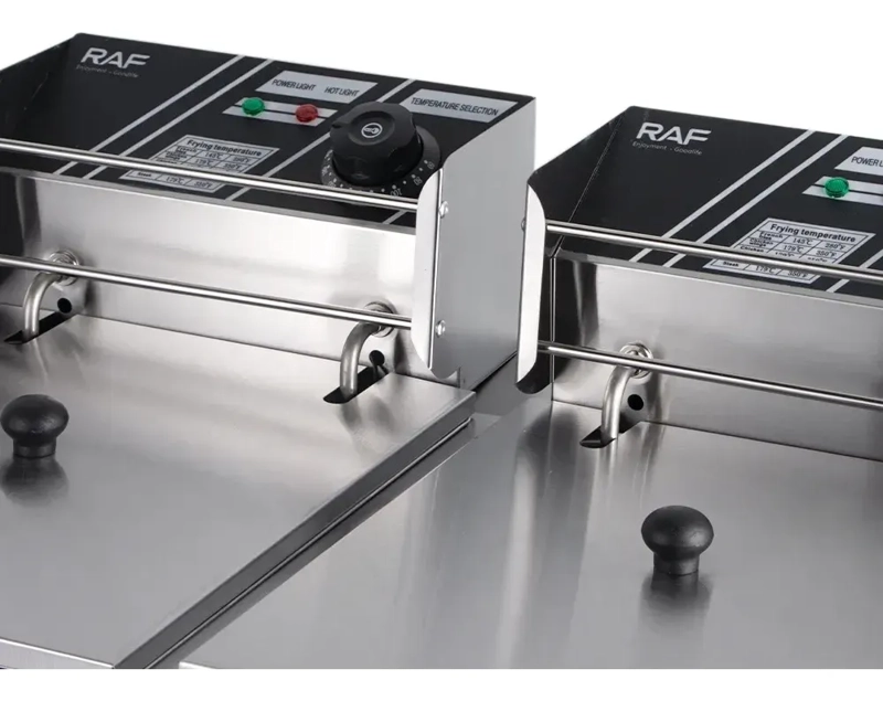 FREIDORA ELE CTRICA DOBLE INDUSTRIAL RAF R.5221 12L 2500W - 3