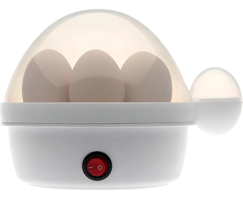 MAQUINA COCEDOR DE HUEVOS ELE CTRICO A VAPOR RAF BLANCO 350W - 1