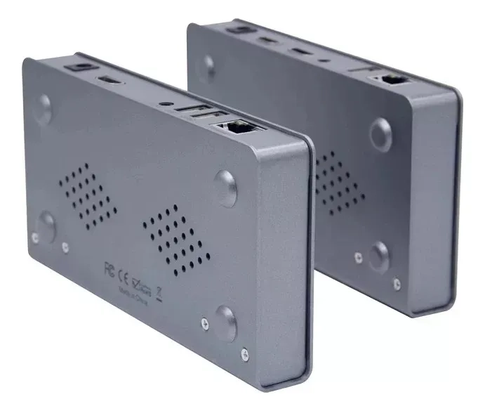 EXTENSOR KVM HDMI FULL HD SOBRE RED IP 120 METROS 1080P 4K 2K - 4