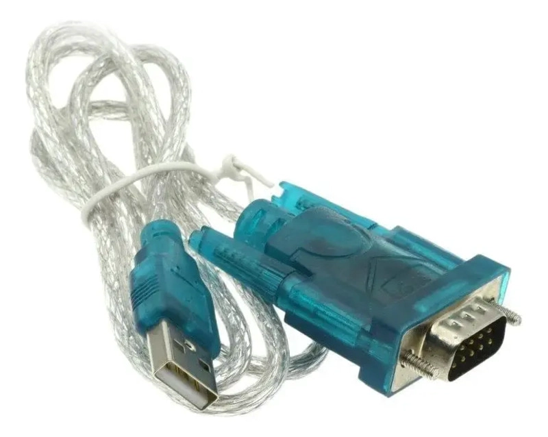 CABLE CONVERSOR ADAPTADOR USB A SERIAL RS232 DB9 HL340 CH340 - 1