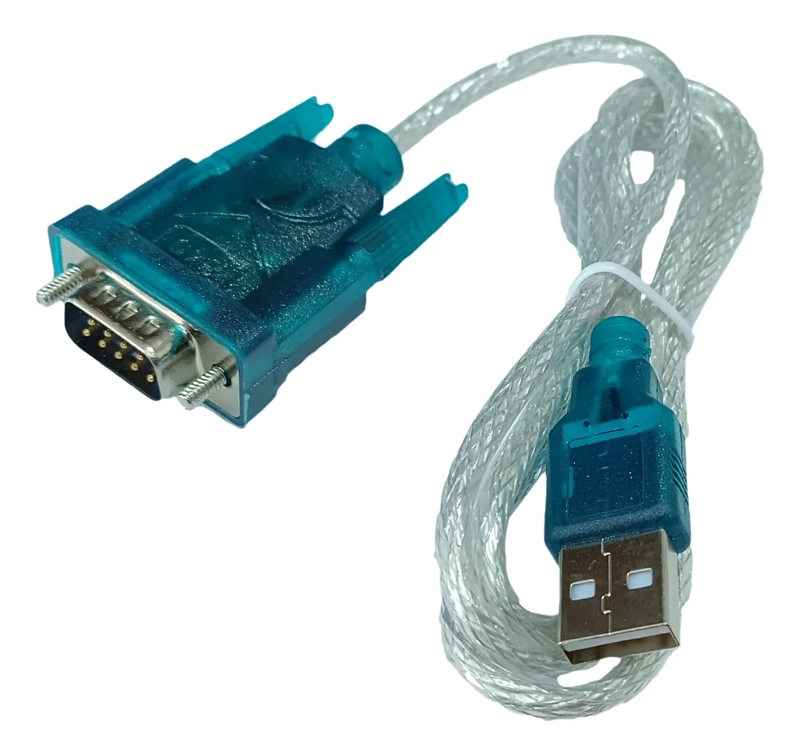 CABLE CONVERSOR ADAPTADOR USB A SERIAL RS232 DB9 HL340 CH340 - 2