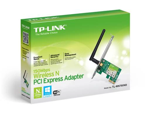 ADAPTADOR INALAMBRICO PCI-EXPRESS TP-LINK TL-WN781ND 150MBPS - 3