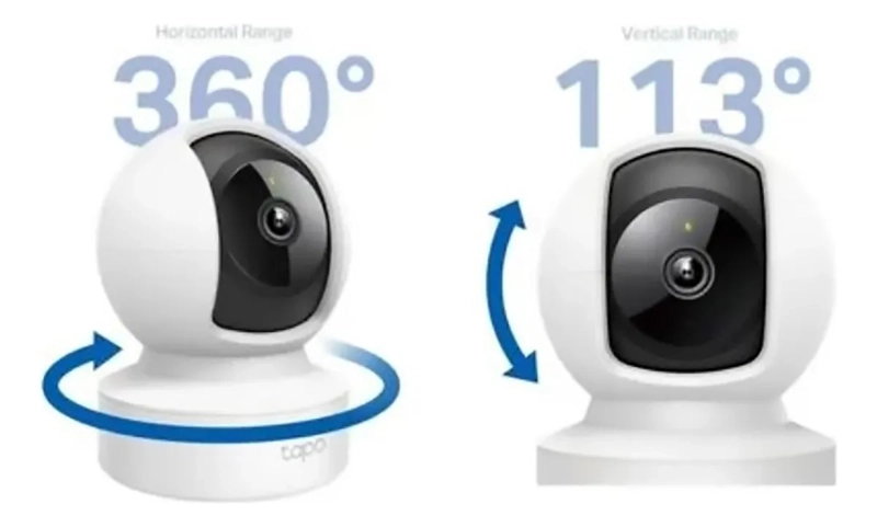 CAMARA DE SEGURIDAD TAPO C212 2K 3MP GIRATORIA 360° INTERIOR AUDIO BIDIRECCIONAL - 2