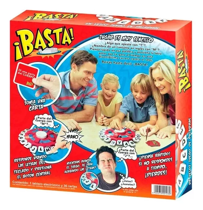 RONDA ¡BASTA! JUEGO DE DESTREZA EN ESPAÑOL PARA FAMILIA NIÑO - 3
