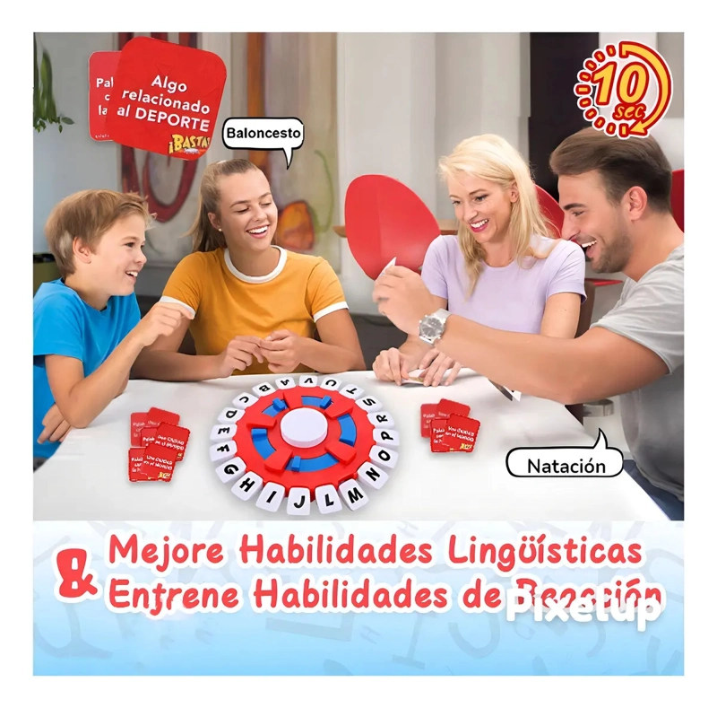 RONDA ¡BASTA! JUEGO DE DESTREZA EN ESPAÑOL PARA FAMILIA NIÑO - 5