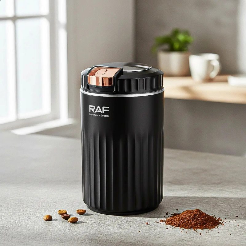 MOLINILLO DE CAFE  ELE CTRICO RAF.7147 DE 400W, ACERO INOXIDABLE - 1