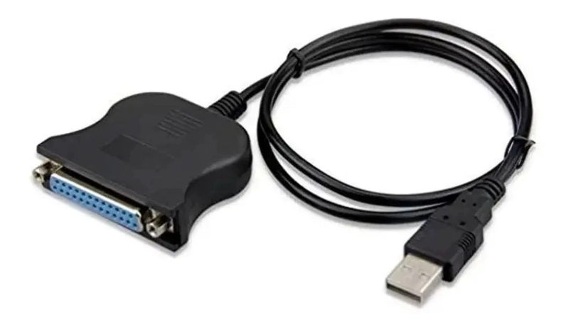 CABLE ADAPTADOR USB A PUERTO PARALELO DB25 IMPRESORA - T219 - 6